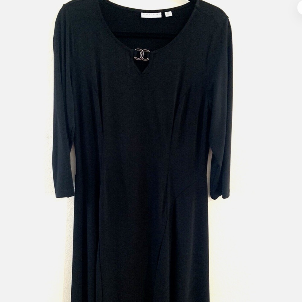 Susan Graver Black Dress Size Medium